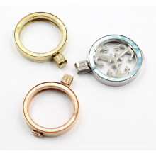 Factory Wholesale 316L Stainless Steel Locket fashion Jewelry with Colorful Shell Tops